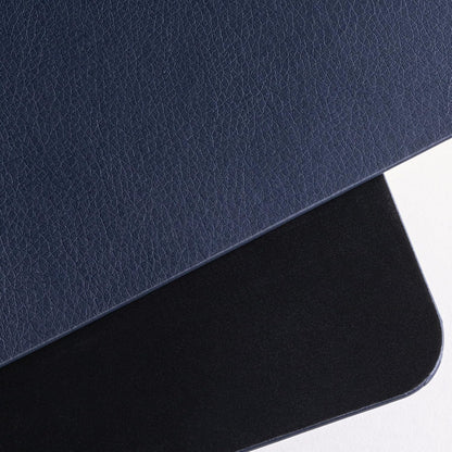 Nekmit Leather Desk Blotter Pad 17 x 12 Inches, Flat, Non-Slip, Waterproof, Black