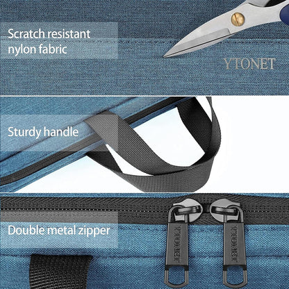 Ytonet Laptop Case, 15.6 inch TSA Laptop Sleeve Computer Bag Water Resistant Computer Case Carrying Cover Compatible for Lenovo, HP, Dell, Asus Notebook, Gifts for Men Women, Grey
