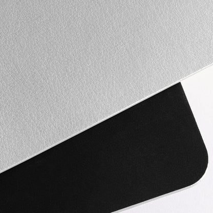 Nekmit Leather Desk Blotter Pad 17 x 12 Inches, Flat, Non-Slip, Waterproof, Black
