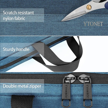 Ytonet Laptop Case, 15.6 inch TSA Laptop Sleeve Computer Bag Water Resistant Computer Case Carrying Cover Compatible for Lenovo, HP, Dell, Asus Notebook, Gifts for Men Women, Grey
