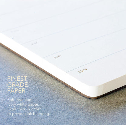 Pinesman - Elegant To Do List Notepad with Mouse Pad Feature, 11.22" x 7.87", 50 Tear-Off Sheets, Gold Foiled, Daily Planning, Eco-friendly To Do List Planner, FSC™ Certified To Do List Notebook for Work