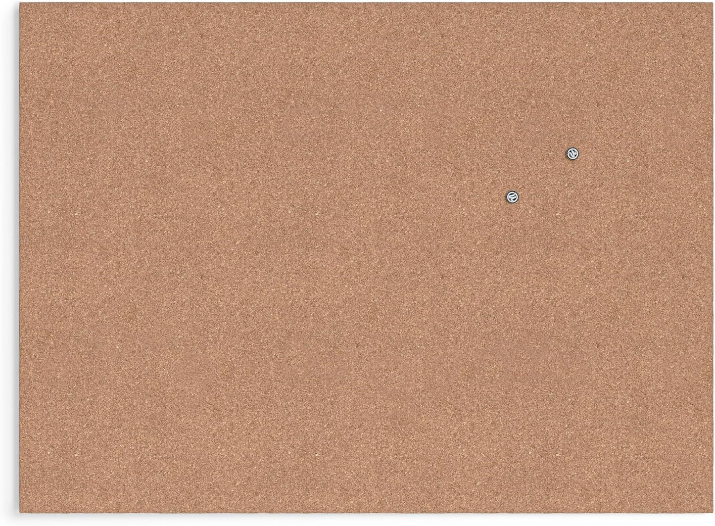 U Brands Cork Canvas Bulletin Board, 14" x 14" Inches, Frameless (463U00-04)