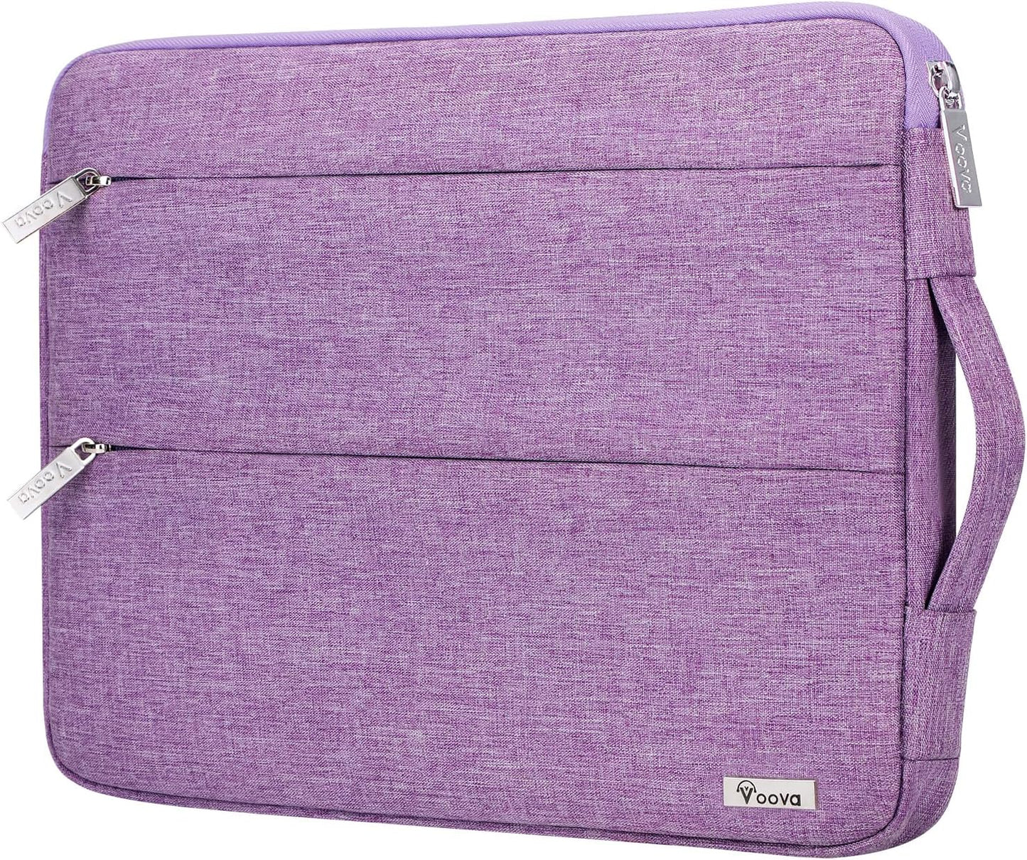 Voova 15.6 16 Inch Laptop Sleeve Case Compatible with MacBook Pro 16 M1/M2/M3/M4 Max 2019-2025, 15.6-16” Hp Lenovo Acer Asus, Waterproof Slim Computer Bag Cover with Handle, Grey