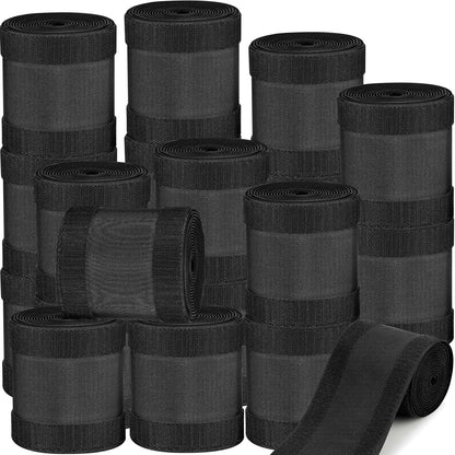 WILLBOND Carpet Cord Cover Cable Protector Floor Cover Cable Protector Management Only for Commercial Office Carpet(19.69 ft,Black)