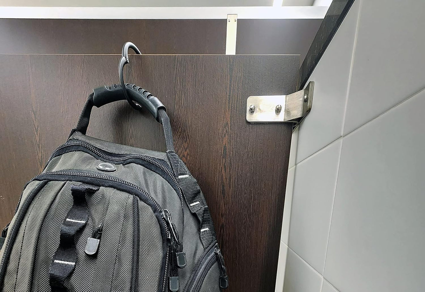 Clipa Bag Hanger - The Ring that Opens Into a Hook, Closes Automatically | Hangs Almost Anywhere in Just 1/2" of Space | Holds 33 lbs | 9 Styles | 3 yr Warranty