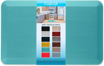 ComfiLife Anti Fatigue Floor Mat – 3/4 Inch Thick Kitchen Mats for Floor, Standing Desk Mat, Kitchen Rug – Comfort at Home, Office – Durable – Stain Resistant – Non-Slip Bottom (20" x 32", Black)