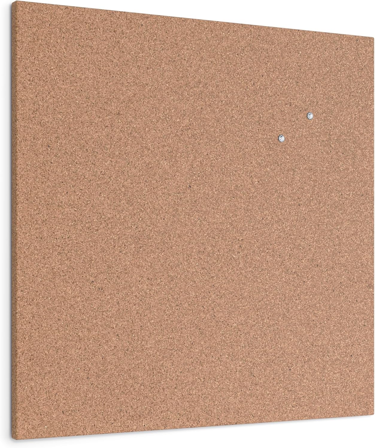 U Brands Cork Canvas Bulletin Board, 14" x 14" Inches, Frameless (463U00-04)
