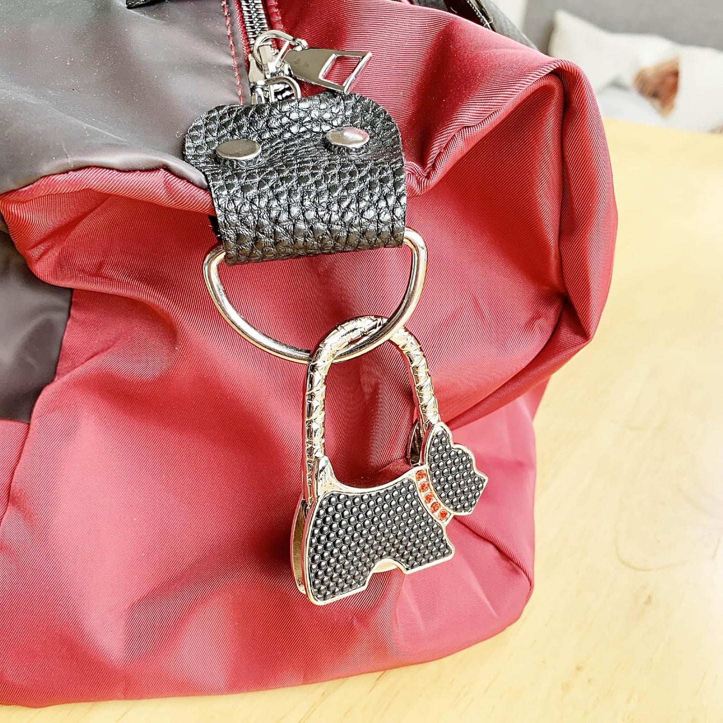 KSMD Purse Hooks for Table & Bars, Portable Handbag Holder - Foldable Table Hook Hanger