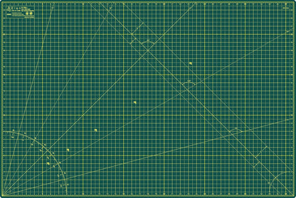 Elan Cutting Mat 36x72 Green, Extra Large Self Healing Cutting Mat 36 x 72 Inch, 5-Ply Craft Board Green, Hobby Board for Sewing and Quilting