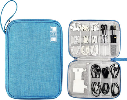 CILLA Electronics Organizer Travel, Travel Cord Organizer Case, Compact Electronics Accessories Bag for Cable, Cord, Charger, Phone