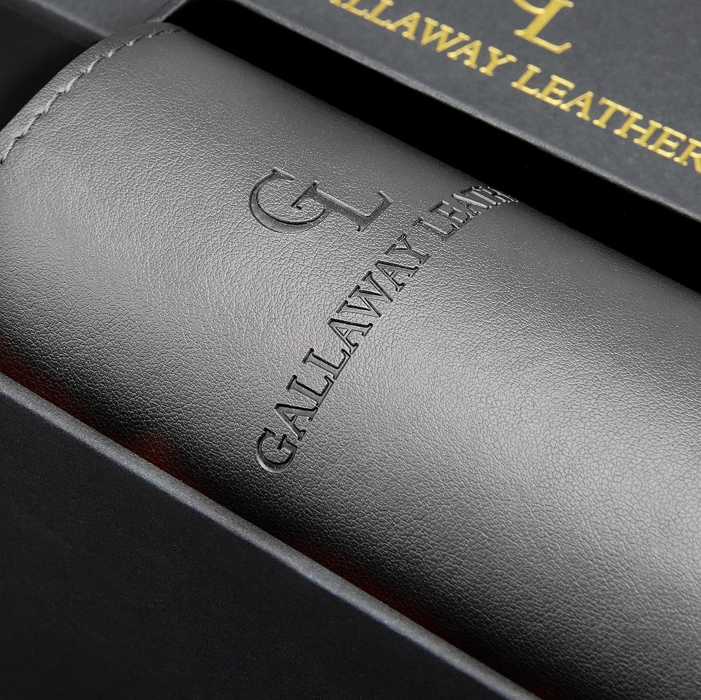Gallaway Leather Desk Mat, Office Writing Desk Pad, Large 36" x 17" Dark Brown, for Top of Desks, Gift Ready Elegant Computer Desk Cover Protector PU Leather