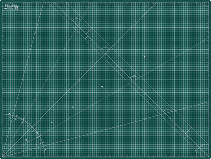 Elan Cutting Mat 36x72 Green, Extra Large Self Healing Cutting Mat 36 x 72 Inch, 5-Ply Craft Board Green, Hobby Board for Sewing and Quilting