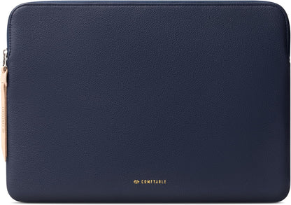 Comfyable Slim Protective Laptop Sleeve Compatible with 13/14 Inch MacBook Air & MacBook Pro M5/M4/M3/M2 Pro/Max 2026, Mac Travel Case, Laptop Pouch, Slim PU Leather Cover, Brown