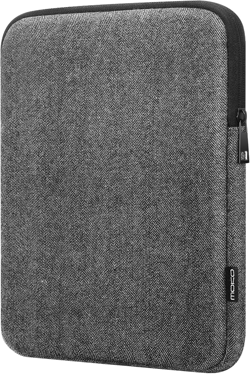 MoKo 7-8 Inch Tablet Sleeve Bag, Polyester Pouch Cover Case Fits iPad mini (A17 Pro) 8.3" 2024, iPad mini 6/5/4/3/2/1, Samsung Galaxy Tab S2 8.0, Tab A 8.0, ZenPad Z8s 7.9,Black