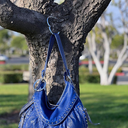 Clipa Bag Hanger - The Ring that Opens Into a Hook, Closes Automatically | Hangs Almost Anywhere in Just 1/2" of Space | Holds 33 lbs | 9 Styles | 3 yr Warranty
