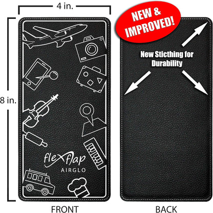 AirGLO Flex Flap - Adjustable, Portable Phone Stand for Travel, Home, Desk, Bed, Treadmill, iPad, Tablet