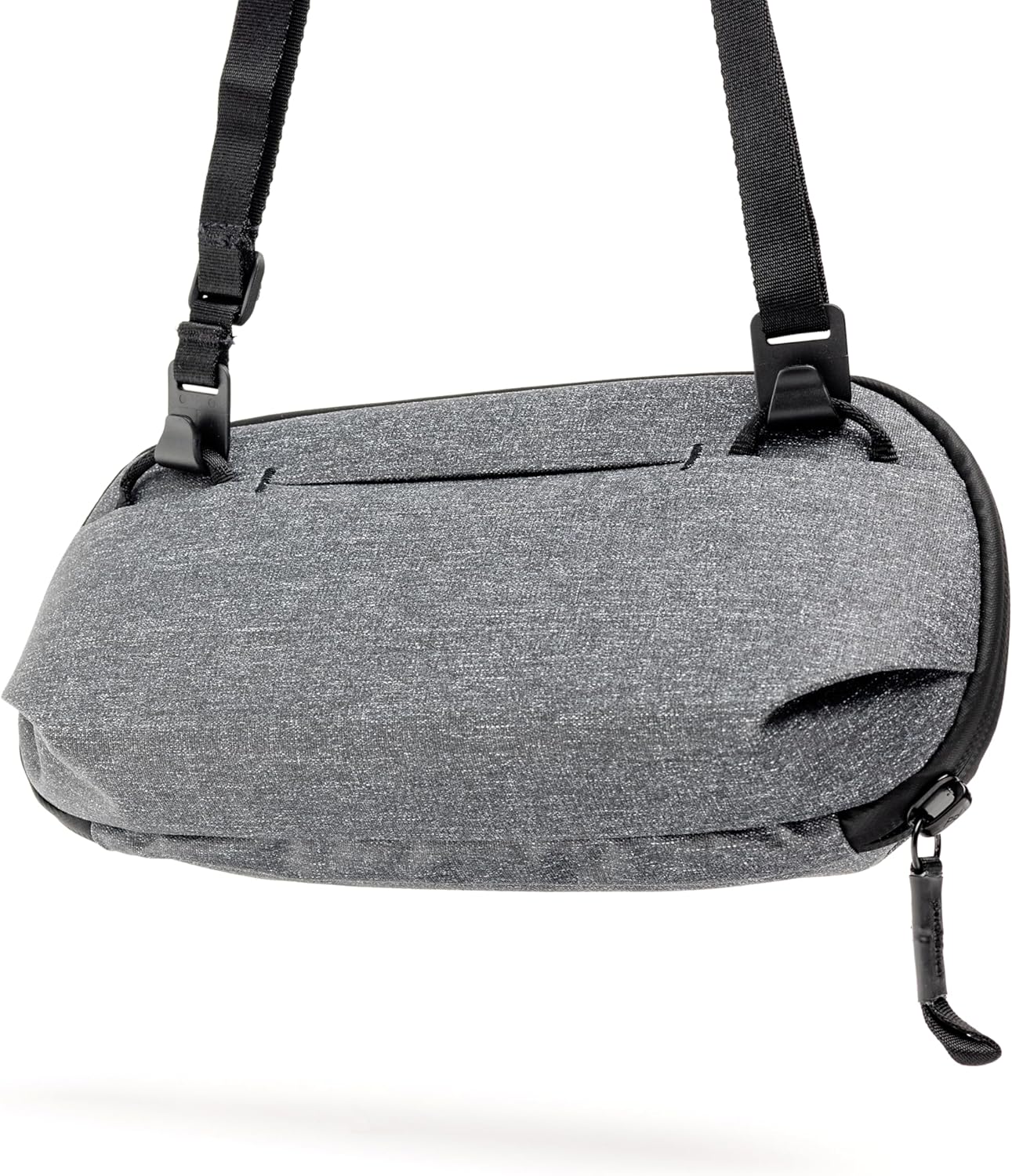 Peak Design Small Tech Pouch, Black, Electronics Organizer for Travel or Everyday Carry, Origami-Style Storage, Cable Pass-Through, Weatherproof Recycled Nylon, Gear Carry Bag for Men and Women