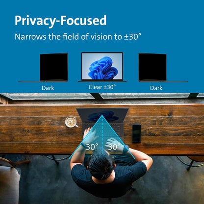 Kensington MagPro™ Magnetic Laptop Privacy Screen 14 inch, Removable 16:9 Laptop Privacy Filter, Anti-Glare, Blue Ray Reduction, Dell Latitude 5420, HP Elitebook 840 G6-G8, Lenovo, Asus (K58352WW)