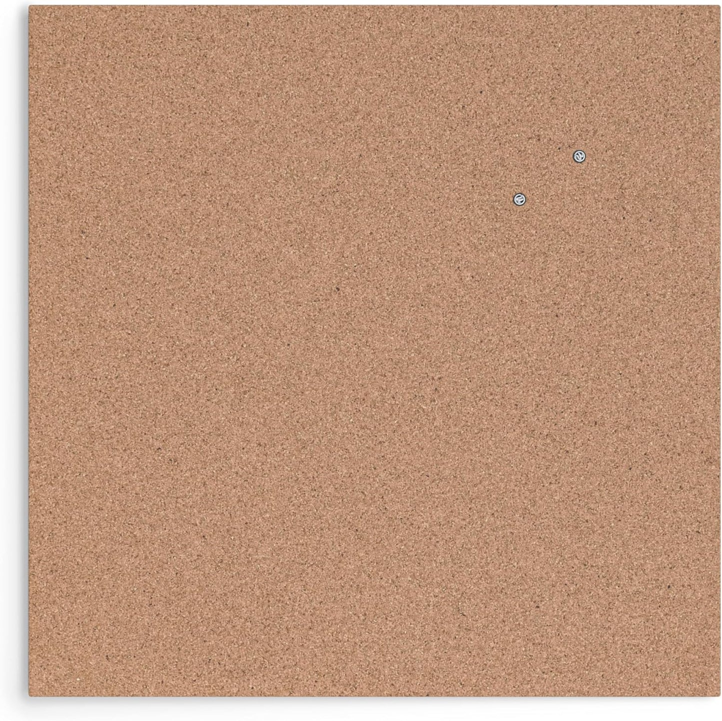 U Brands Cork Canvas Bulletin Board, 14" x 14" Inches, Frameless (463U00-04)