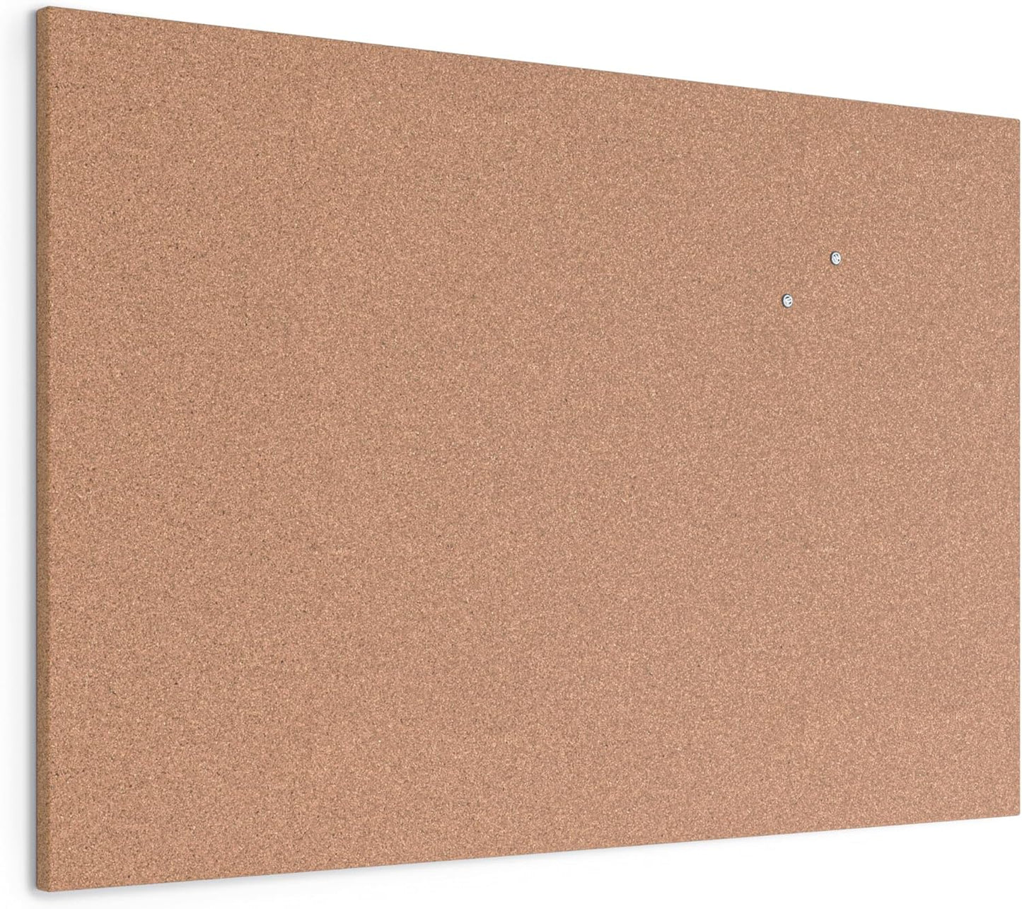 U Brands Cork Canvas Bulletin Board, 14" x 14" Inches, Frameless (463U00-04)