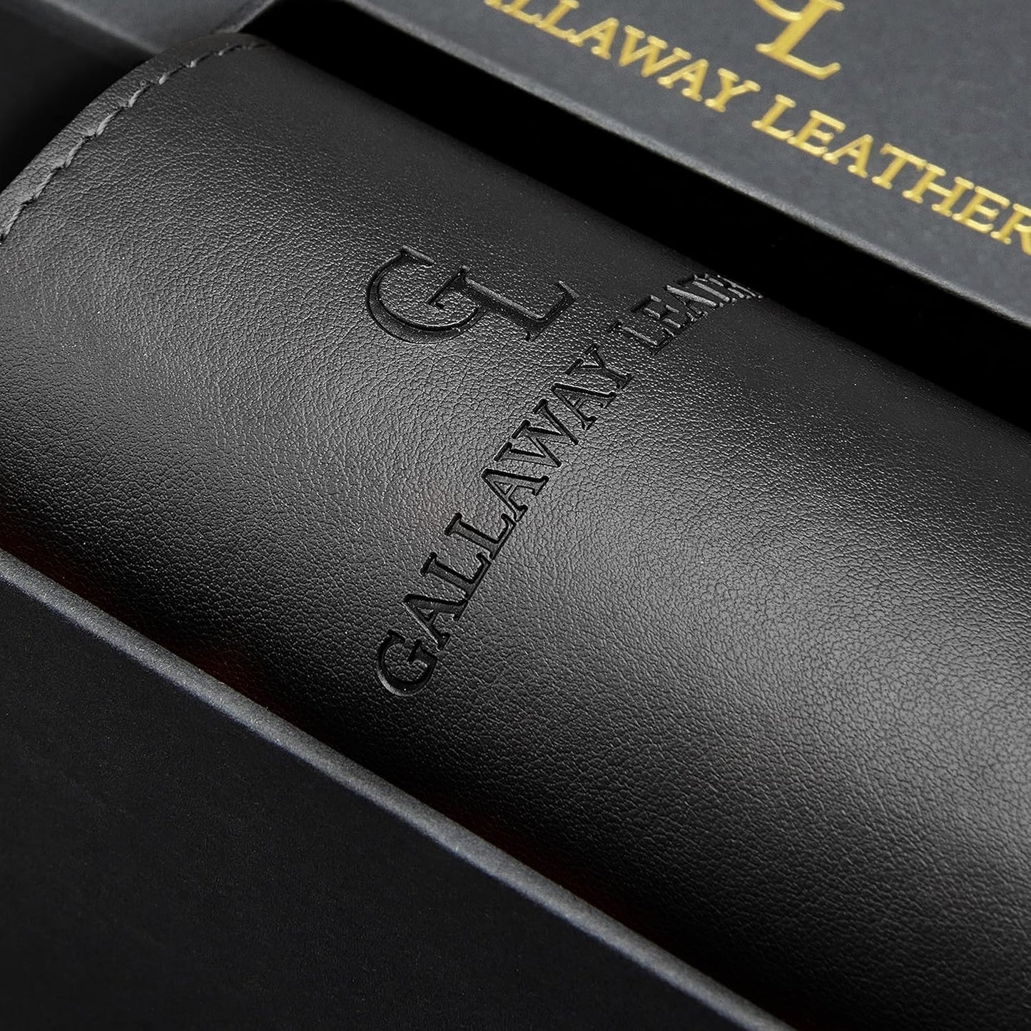 Gallaway Leather Desk Mat, Office Writing Desk Pad, Large 36" x 17" Dark Brown, for Top of Desks, Gift Ready Elegant Computer Desk Cover Protector PU Leather