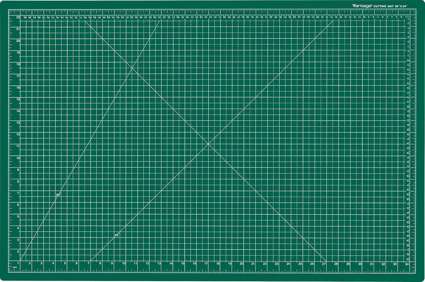 Dahle Vantage 10670 Premium Self-Healing Cutting Mat, 9"x12", 1/2" Grid, 5 Layers for Max Healing, Perfect for Crafts & Sewing, Black