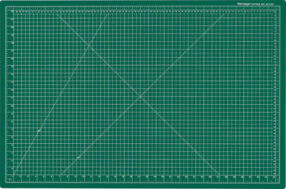 Dahle Vantage 10670 Premium Self-Healing Cutting Mat, 9"x12", 1/2" Grid, 5 Layers for Max Healing, Perfect for Crafts & Sewing, Black