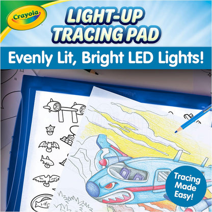 Crayola Light Up Tracing Pad Pink, Best Birthday Gifts for Girls & Boys, 6, 7, 8 Year Olds, Kids Toys, Light Box Art Kit for Kids [Amazon Exclusive]