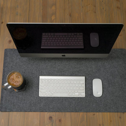 Felt Desk Pad- 31x16 with Non-Slip Backing (Green)