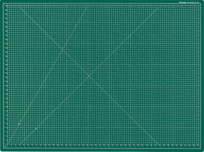 Dahle Vantage 10670 Premium Self-Healing Cutting Mat, 9"x12", 1/2" Grid, 5 Layers for Max Healing, Perfect for Crafts & Sewing, Black