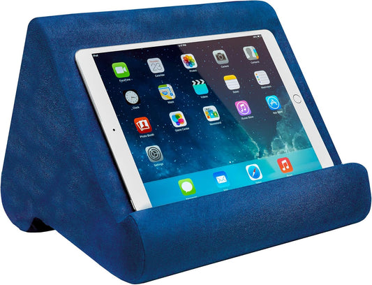 Ontel Pillow Pad Fold Away Multi-Angle Soft Tablet Stand, Gray