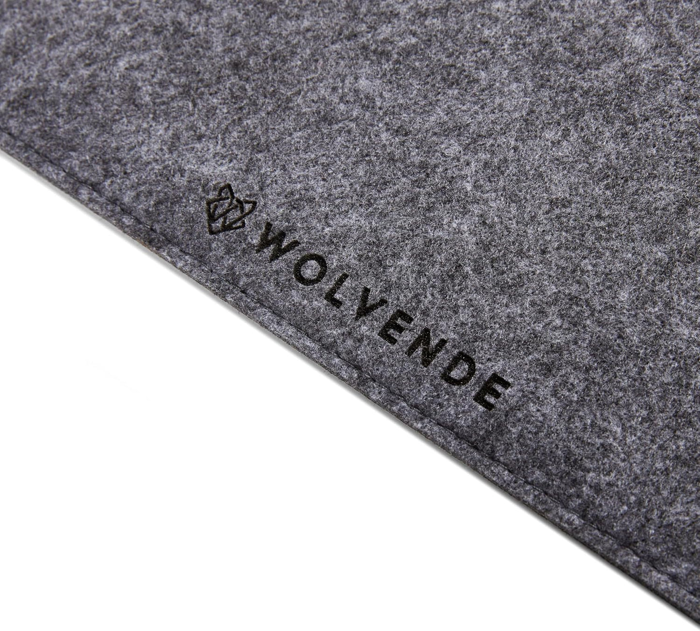Premium Felt Desk Mat | Medium 12" x 36" | Multifunctional Desk Pad for Home Office | Light Gray