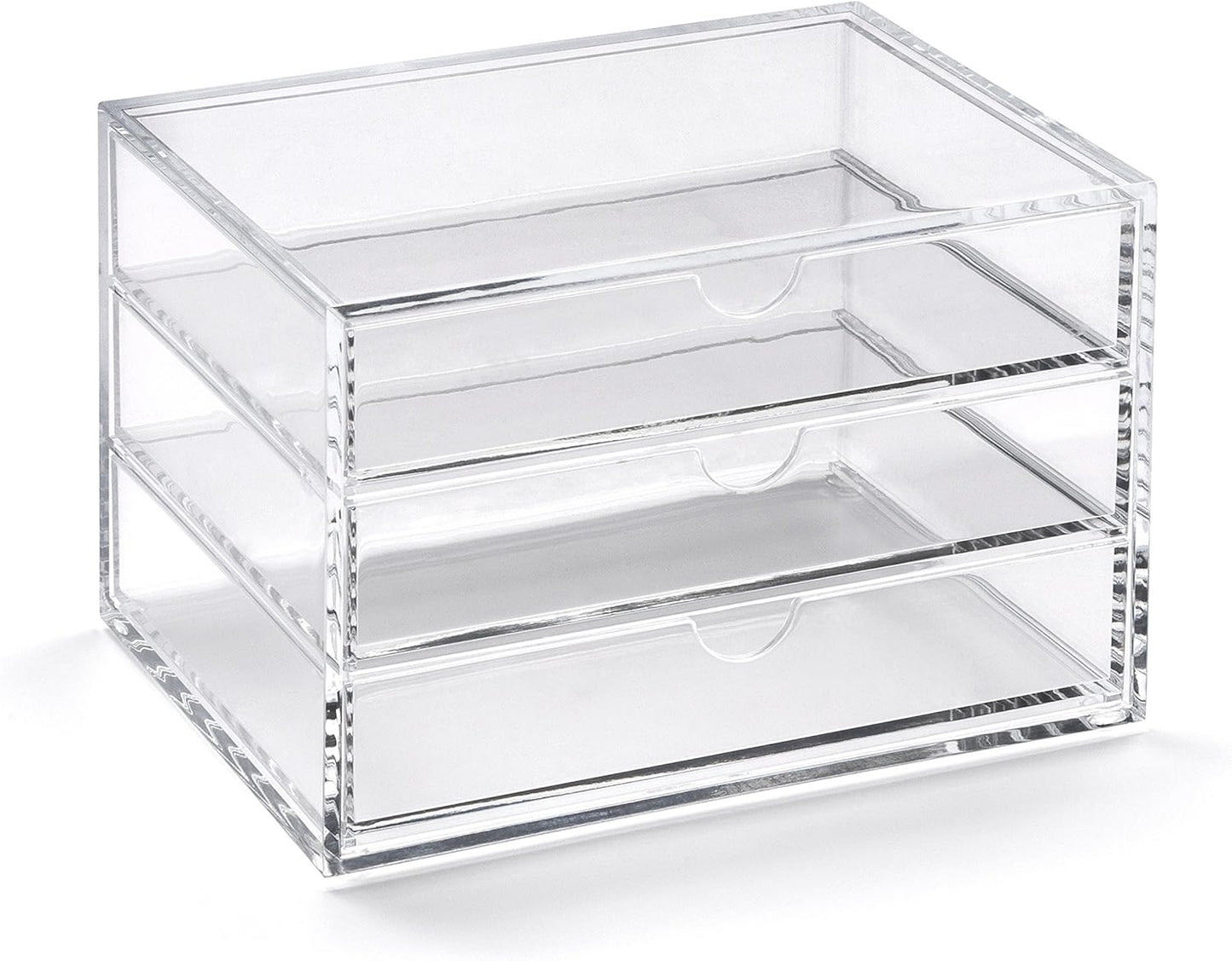 Osco X-Small Clear Acrylic Triple Drawer, (X-Small), A3274
