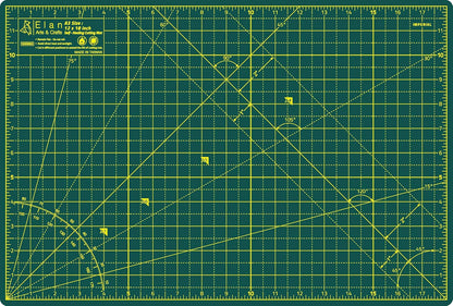 Elan Cutting Mat 36x72 Green, Extra Large Self Healing Cutting Mat 36 x 72 Inch, 5-Ply Craft Board Green, Hobby Board for Sewing and Quilting