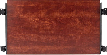 Lorell 87526 Keyboard Tray, 26" x15-3/8, Cherry