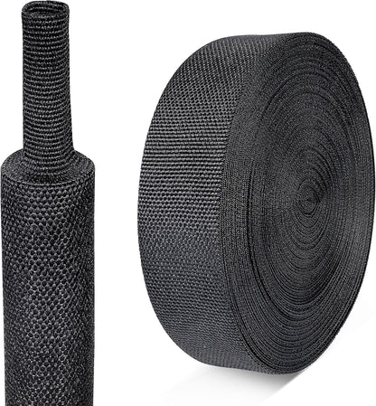 Braided Sleeving Heat Shrinkable Fabric 2:1 Ratio- Abrasion Protection Flexibility Wiring Harness Cable Sheath (3/8" ID, 16ft) - Colors B