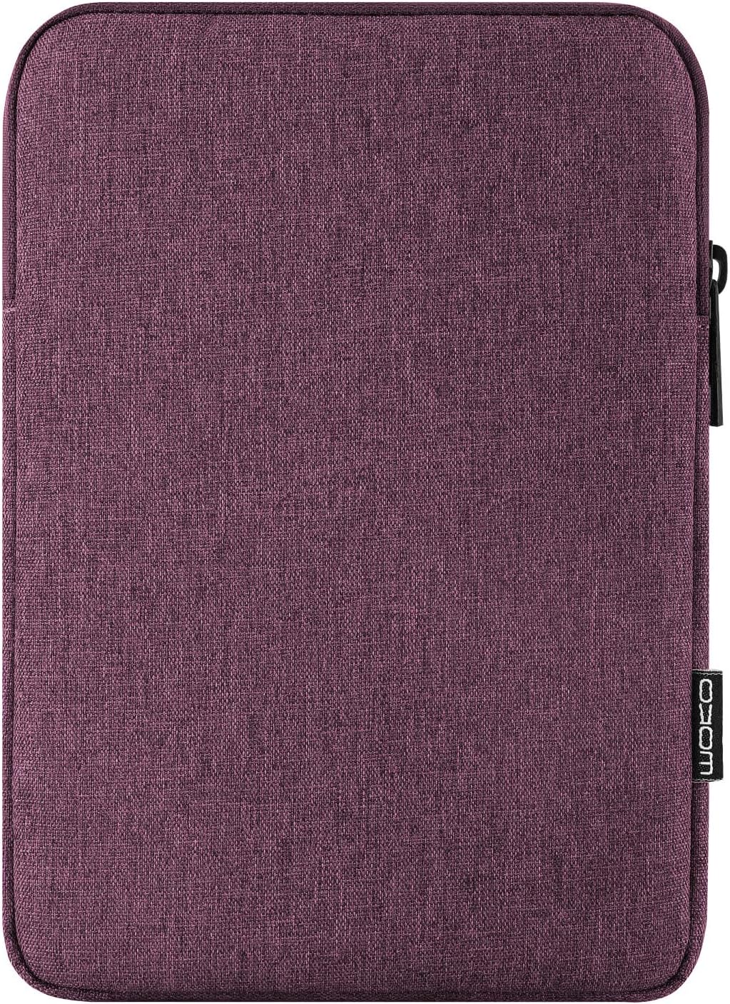 MoKo 7-8 Inch Tablet Sleeve Bag, Polyester Pouch Cover Case Fits iPad mini (A17 Pro) 8.3" 2024, iPad mini 6/5/4/3/2/1, Samsung Galaxy Tab S2 8.0, Tab A 8.0, ZenPad Z8s 7.9,Black