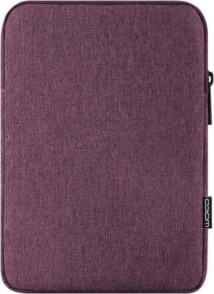MoKo 7-8 Inch Tablet Sleeve Bag, Polyester Pouch Cover Case Fits iPad mini (A17 Pro) 8.3" 2024, iPad mini 6/5/4/3/2/1, Samsung Galaxy Tab S2 8.0, Tab A 8.0, ZenPad Z8s 7.9,Black