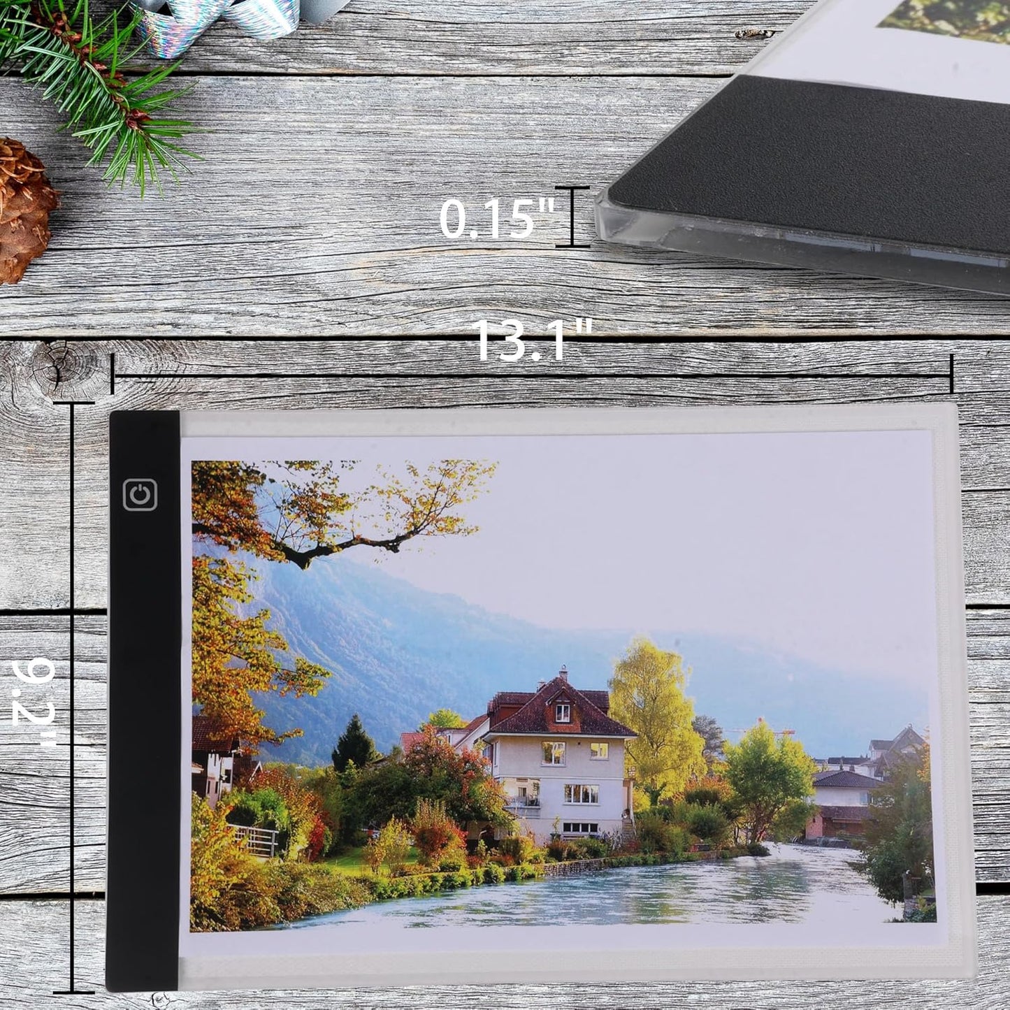 Mini A5 LED Light Box for Drawing and Tracing,A5 Diamond Art Painting Light Board,LED Copy Board Tracing Box,Light Pad