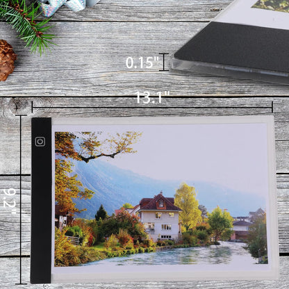 Mini A5 LED Light Box for Drawing and Tracing,A5 Diamond Art Painting Light Board,LED Copy Board Tracing Box,Light Pad