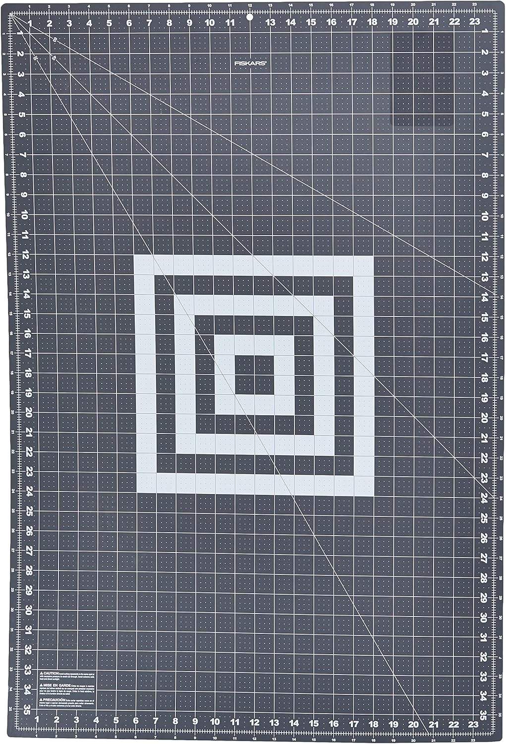 Fiskars Self Healing Cutting Mat with Grid for Sewing, Quilting, and Crafts - 18" x 24 Grid Lilac/Mountain Haze