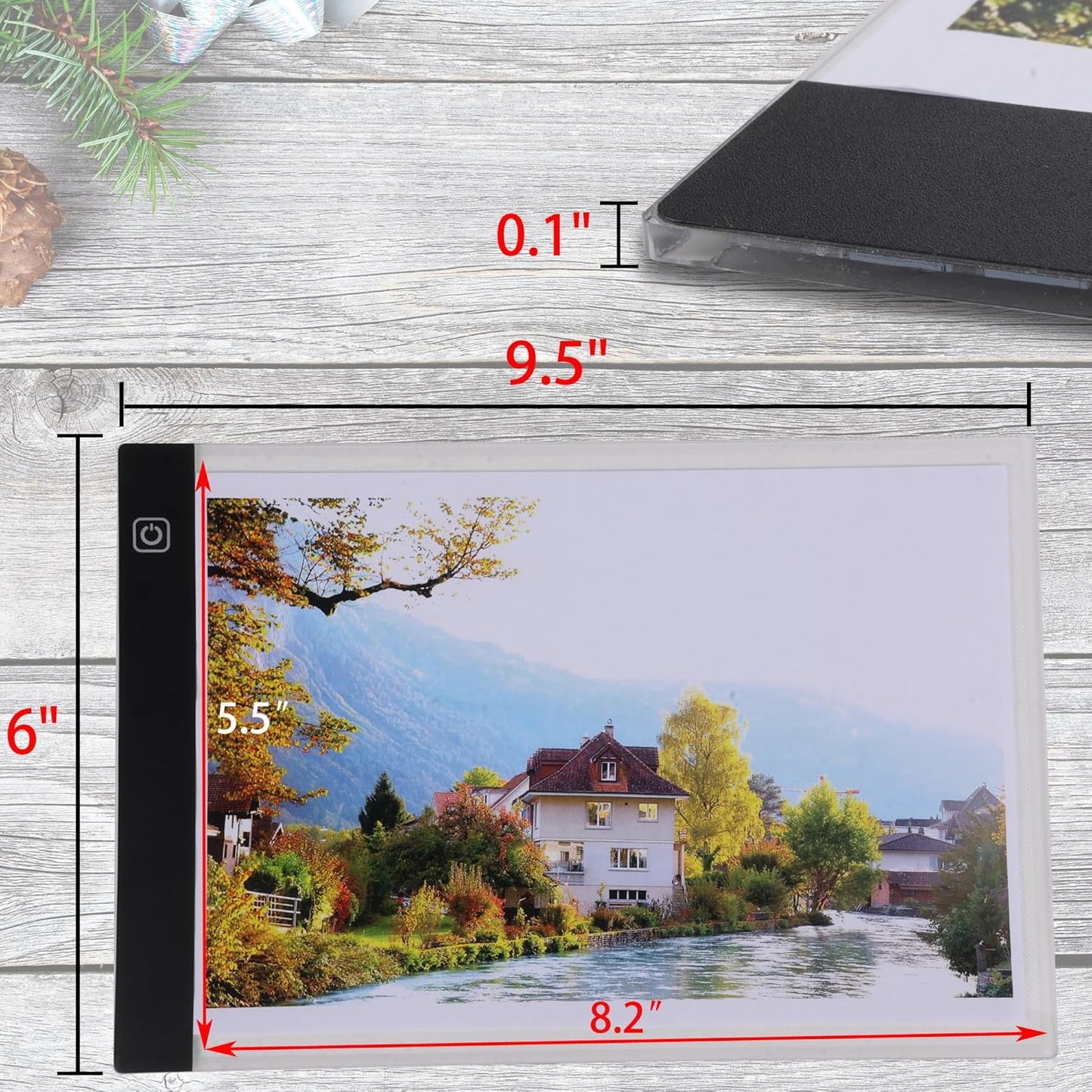 Mini A5 LED Light Box for Drawing and Tracing,A5 Diamond Art Painting Light Board,LED Copy Board Tracing Box,Light Pad