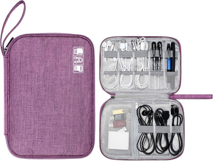 CILLA Electronics Organizer Travel, Travel Cord Organizer Case, Compact Electronics Accessories Bag for Cable, Cord, Charger, Phone