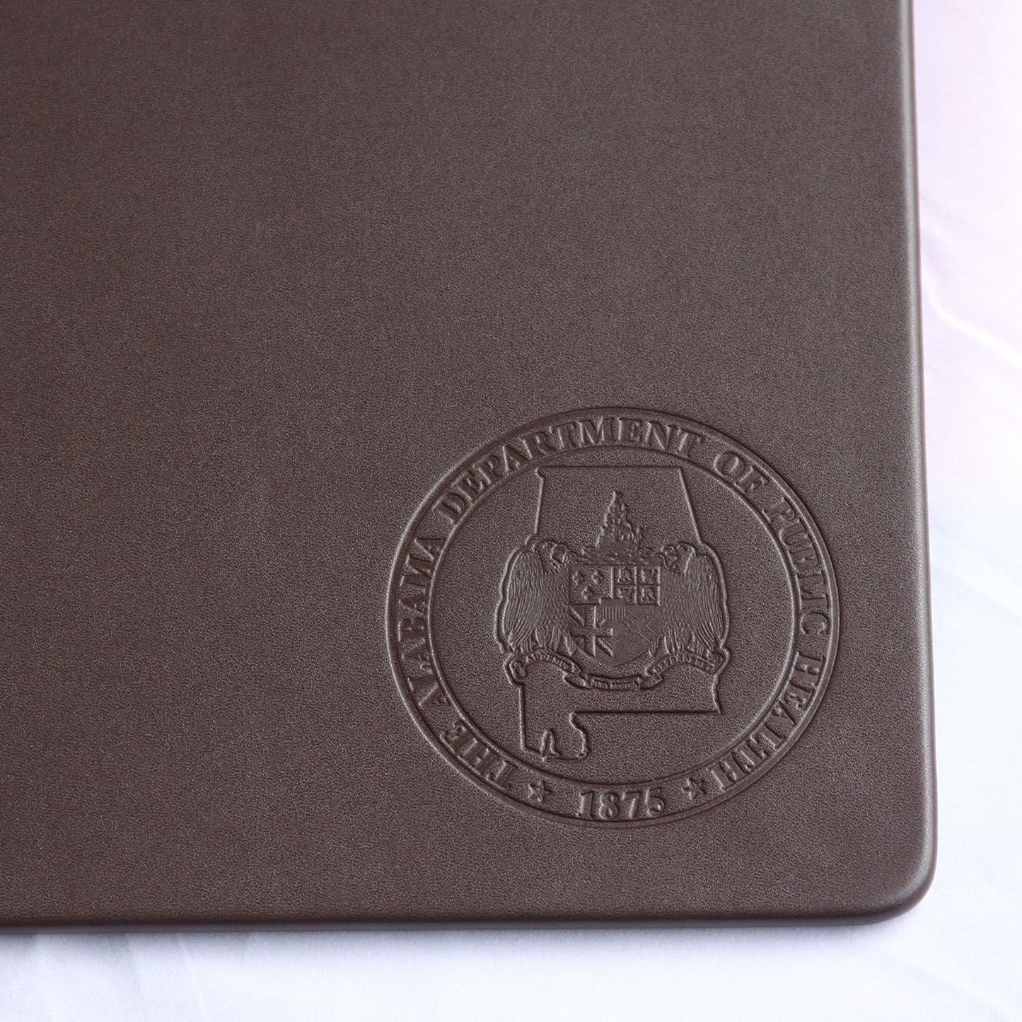 Dacasso Leather Desk Pad Without Side Rails