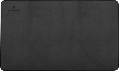 Gallaway Leather Desk Mat, Office Writing Desk Pad, Large 36" x 17" Dark Brown, for Top of Desks, Gift Ready Elegant Computer Desk Cover Protector PU Leather