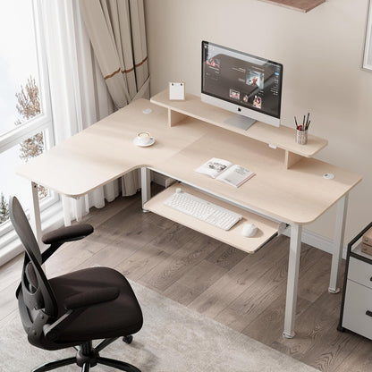EUREKA ERGONOMIC Height Adjustable Mouse & Keyboard Tray Under Desk, 28x10'' Large Slide Out Swivel Tilt Computer Keyboard Drawer with Pad for Gaming Home Office, Dual Mount