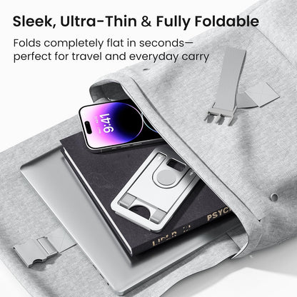 Itramax Tablet Stand for Desk,Foldable iPad Stand Desktop,Adjustable Portable Tabletop Nightstand Holder for Kindle Fire,Scribe,Paperwhite,iPhone 17 16 15,iPad Pro,Air,Mini,Samsung Galaxy Tab S10 S9