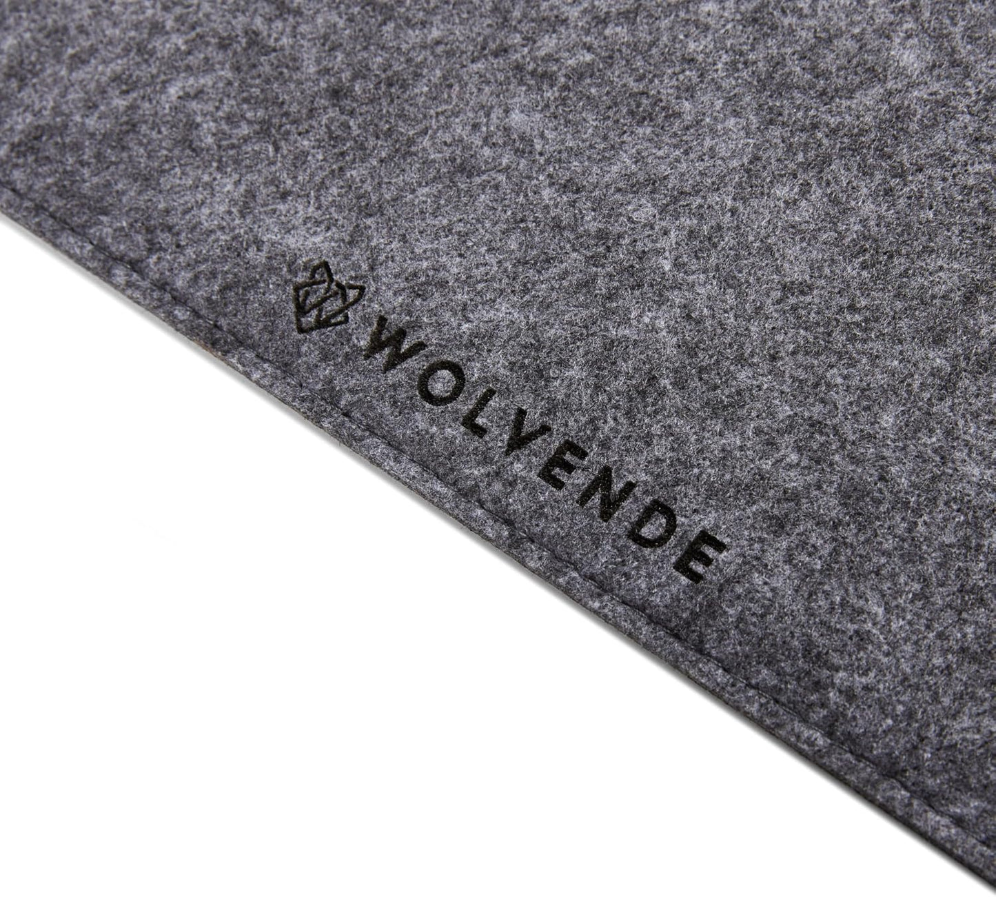Premium Felt Desk Mat | Medium 12" x 36" | Multifunctional Desk Pad for Home Office | Light Gray