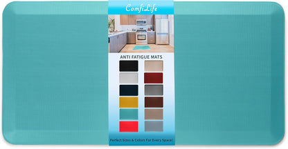 ComfiLife Anti Fatigue Floor Mat – 3/4 Inch Thick Kitchen Mats for Floor, Standing Desk Mat, Kitchen Rug – Comfort at Home, Office – Durable – Stain Resistant – Non-Slip Bottom (20" x 32", Black)