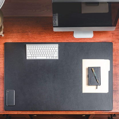 Dacasso Leather Desk Pad Without Side Rails